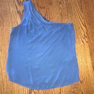 Banana Republic Royal Blue One Shoulder Top